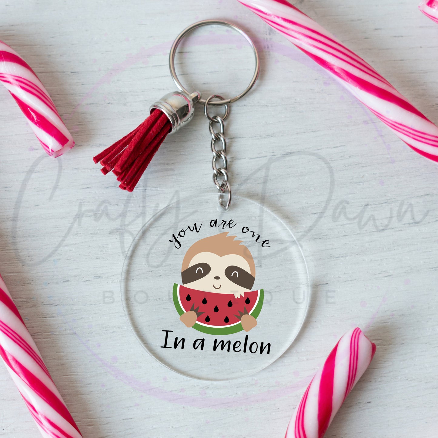 You Are One In A Melon Acrylic Keychain