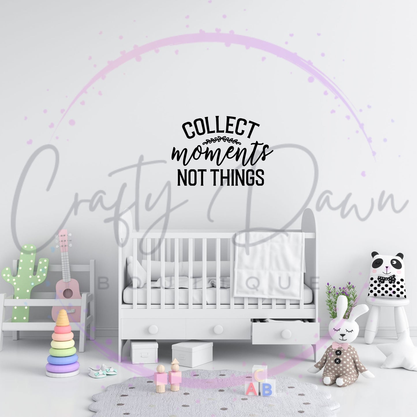 Collect Moments Not Things Decal