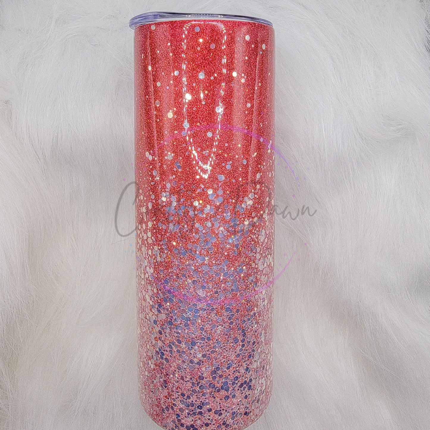 Custom 20oz Straight Skinny Tumbler With Straw