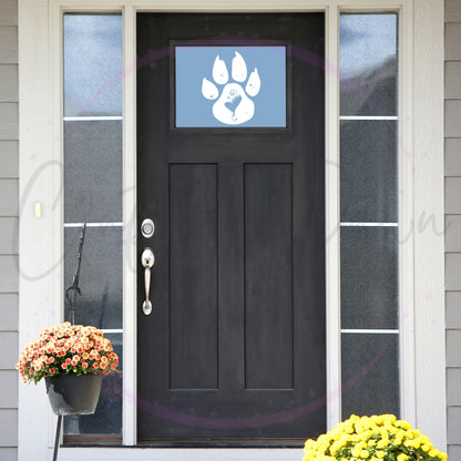 Paw Heart Decal