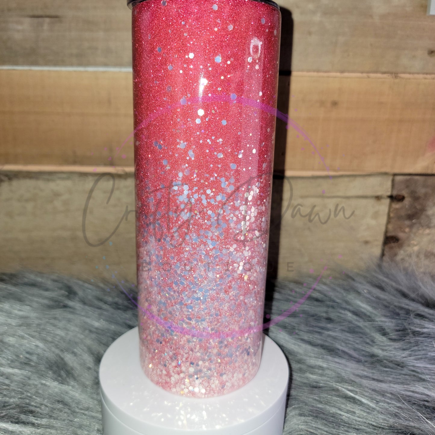 Custom 20oz Straight Skinny Tumbler With Straw