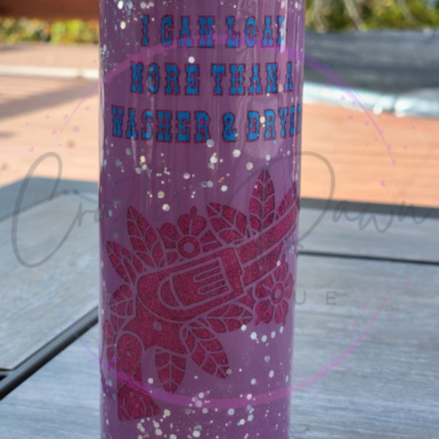 Custom 20oz Straight Skinny Tumbler With Straw