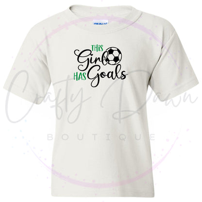 This Girl Has Goals Youth Tee