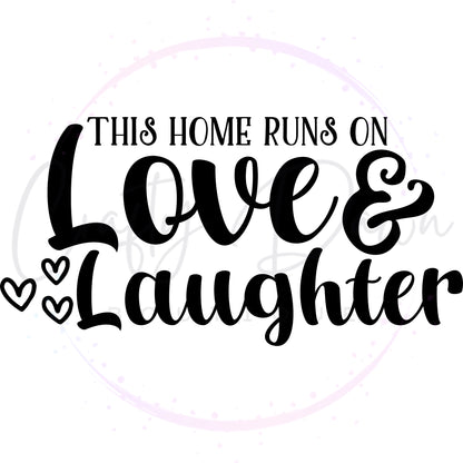 Love And Laughter Decal