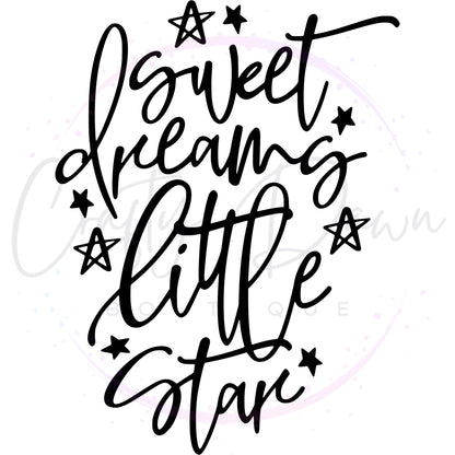 Sweet Dreams Little Star Decal