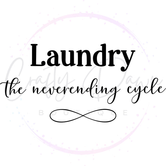 Laundry, The Neverending Cycle Decal