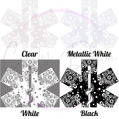 Star Of Life Mandala Decal