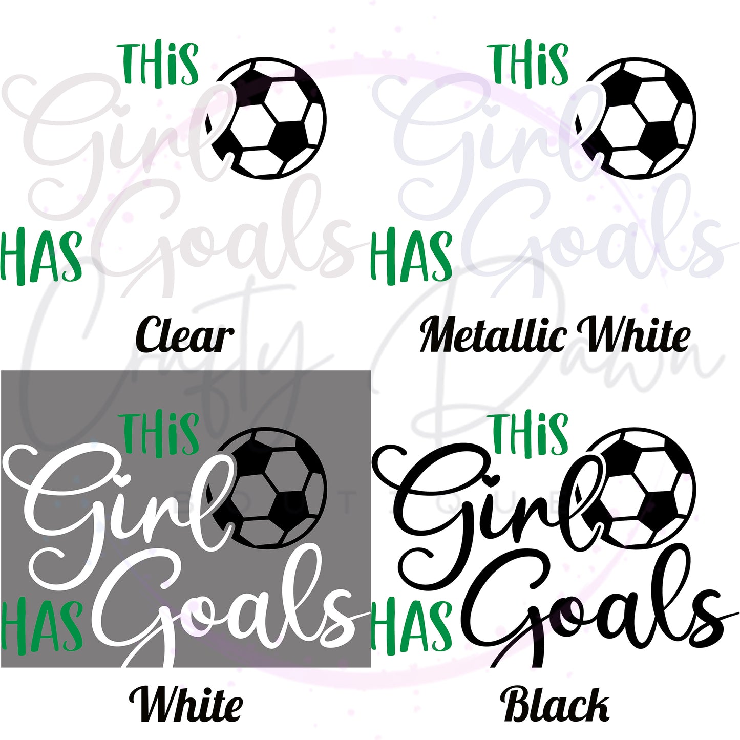 This Girl Has Goals Decal