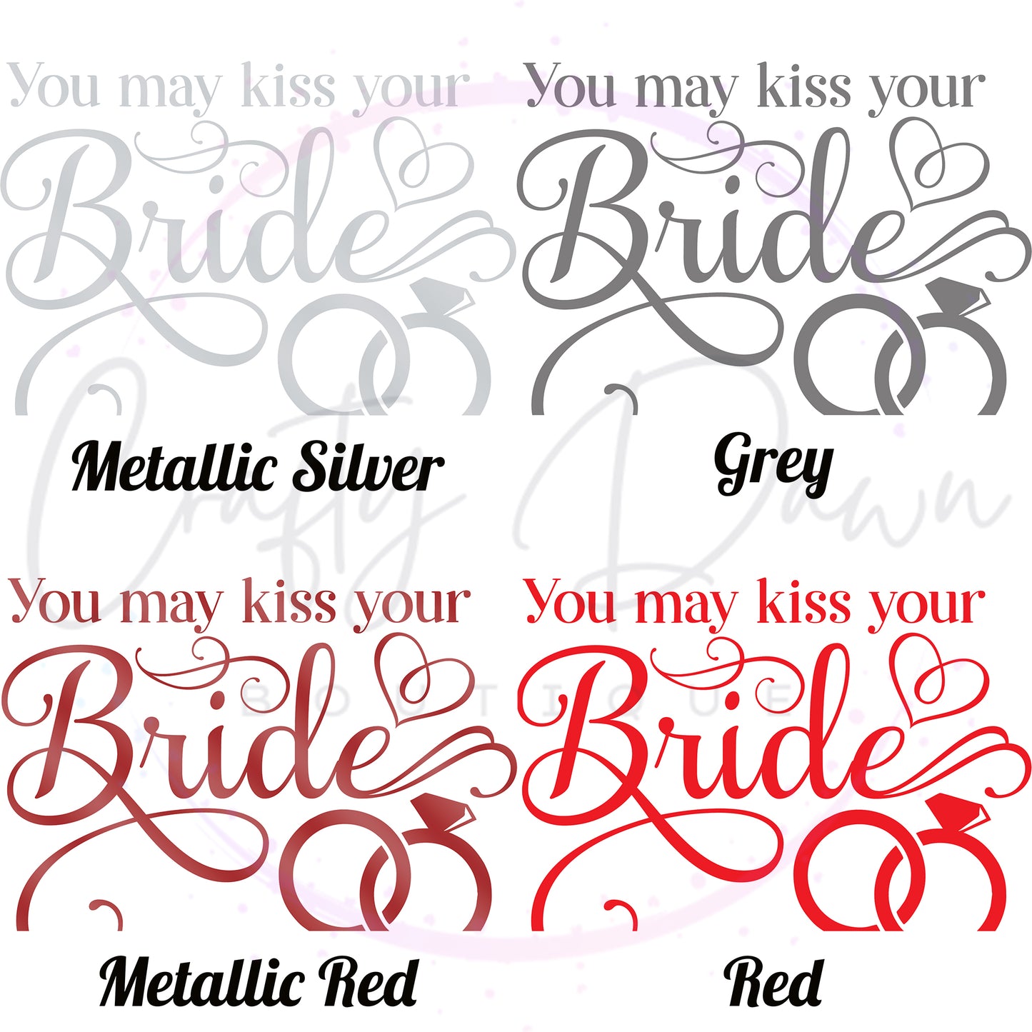 You May Kiss Your Bride Acrylic Wedding Sign