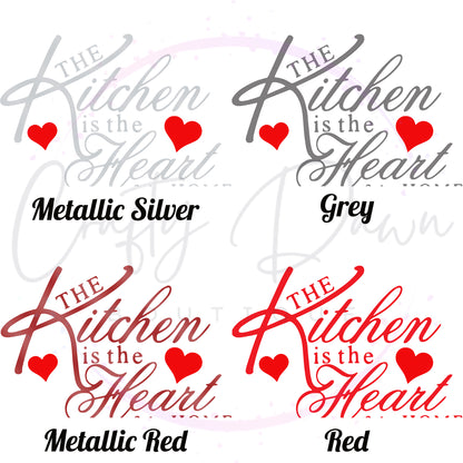 Kitchen Is The Heart Of The Home Decal