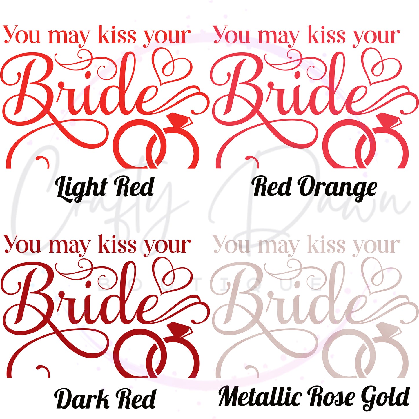 You May Kiss Your Bride Acrylic Wedding Sign