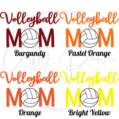 Volleyball Mom Decal