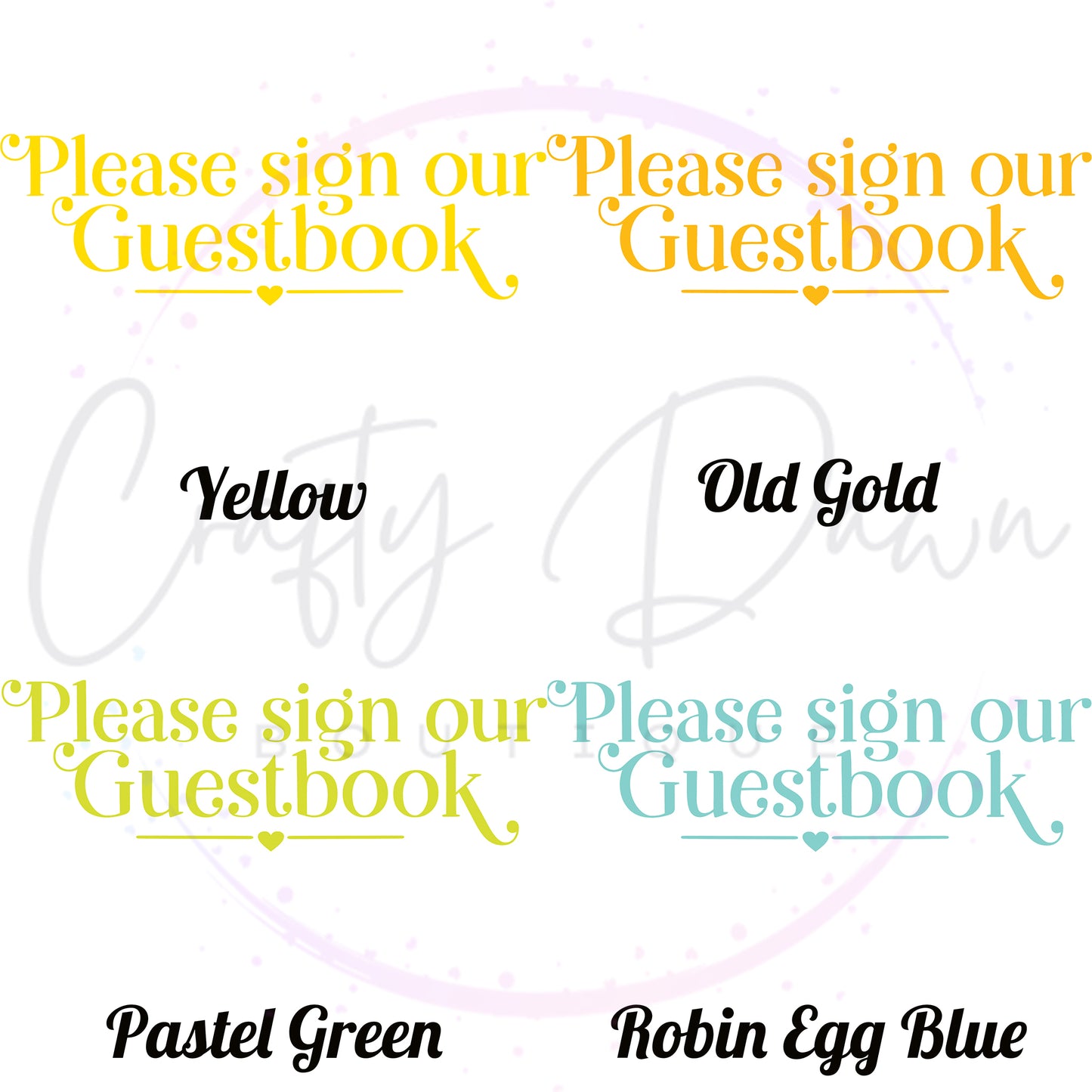 Please Sign Our Guestbook Acrylic Wedding Sign