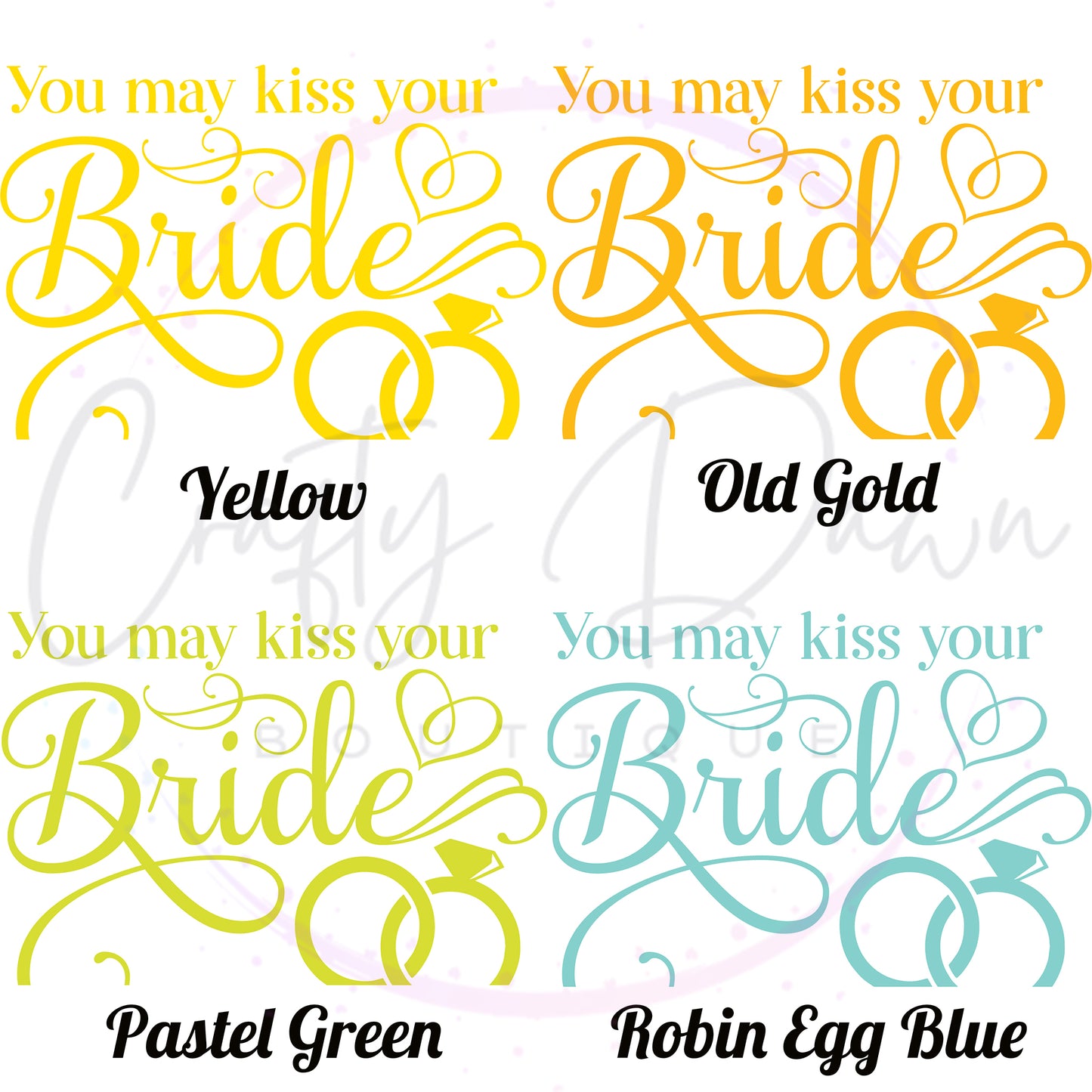 You May Kiss Your Bride Acrylic Wedding Sign