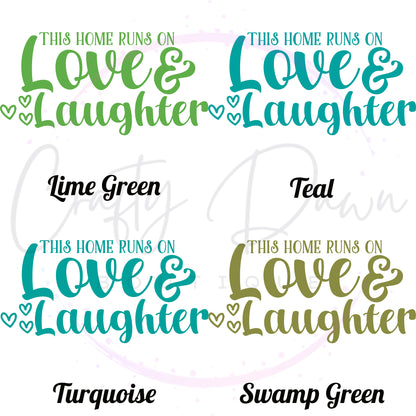 Love And Laughter Decal