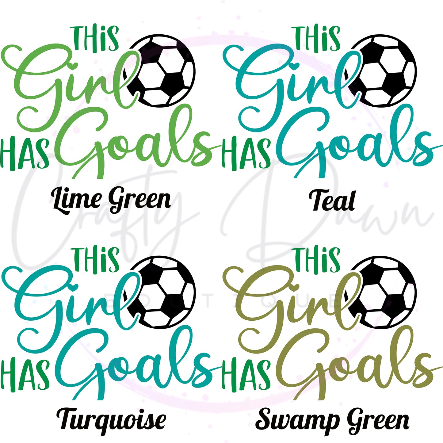 This Girl Has Goals Decal