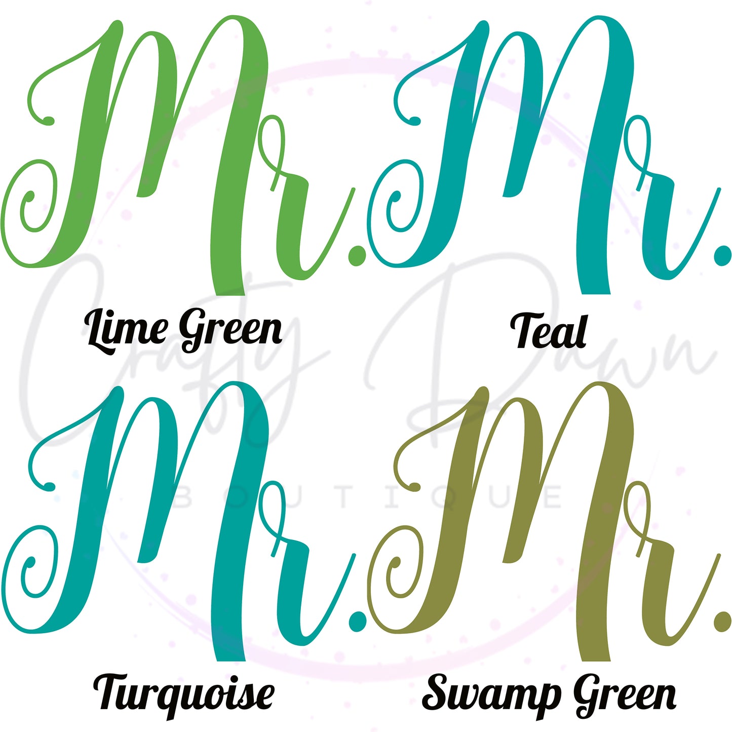 Mr. Acrylic Wedding Sign