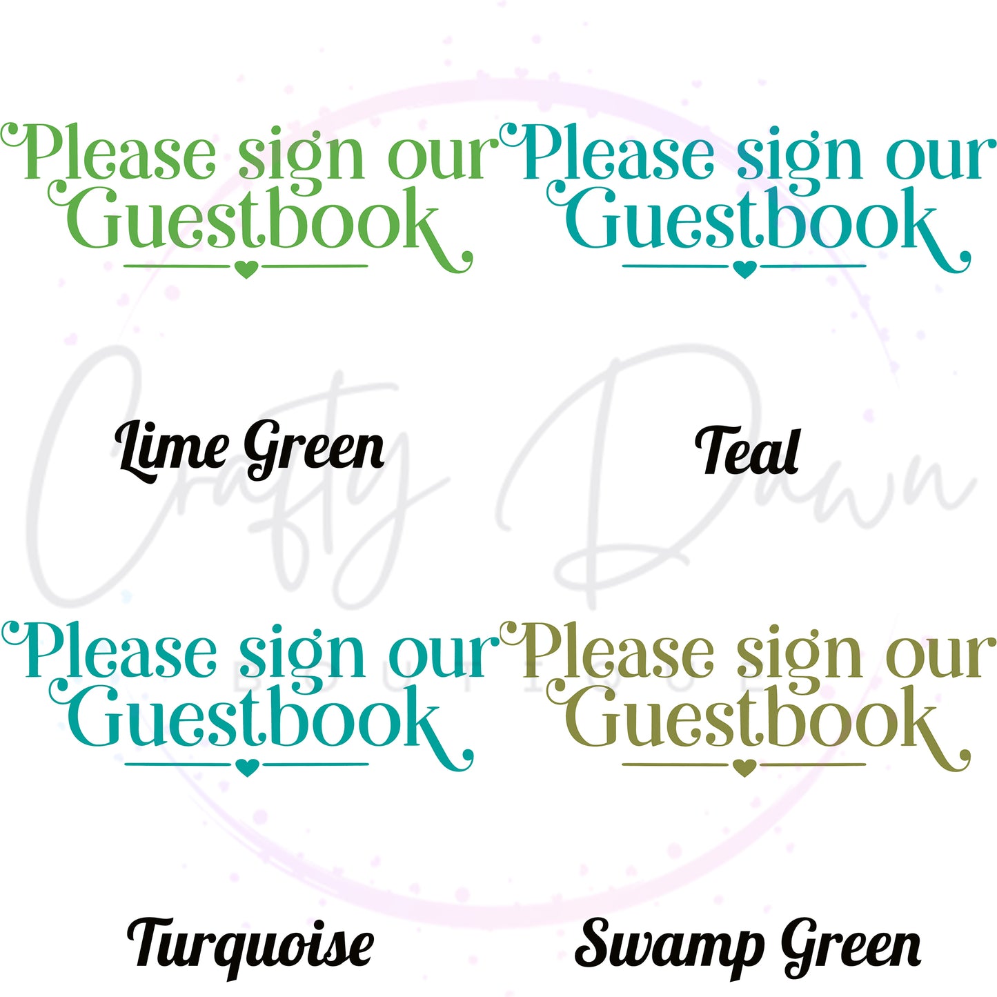 Please Sign Our Guestbook Acrylic Wedding Sign