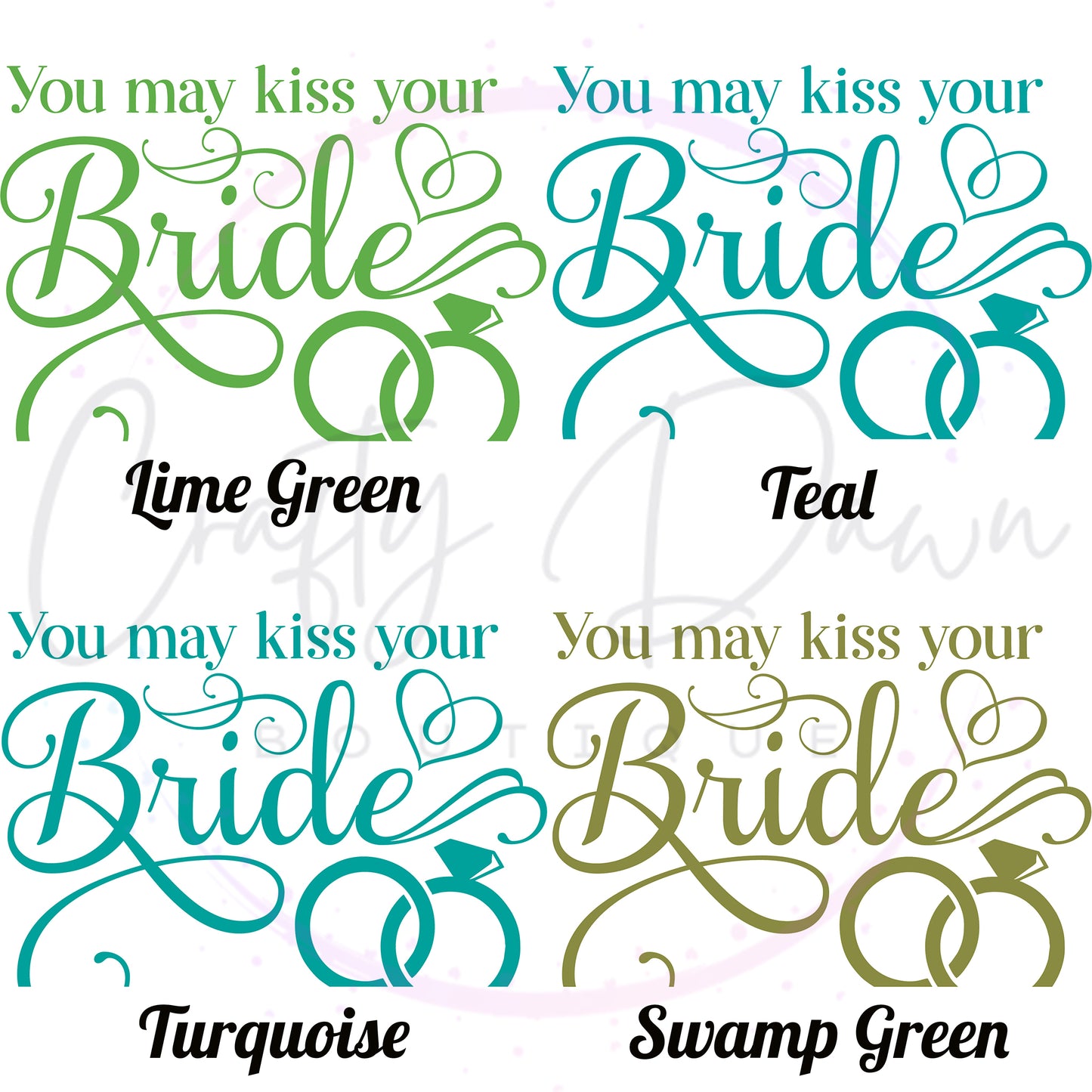 You May Kiss Your Bride Acrylic Wedding Sign