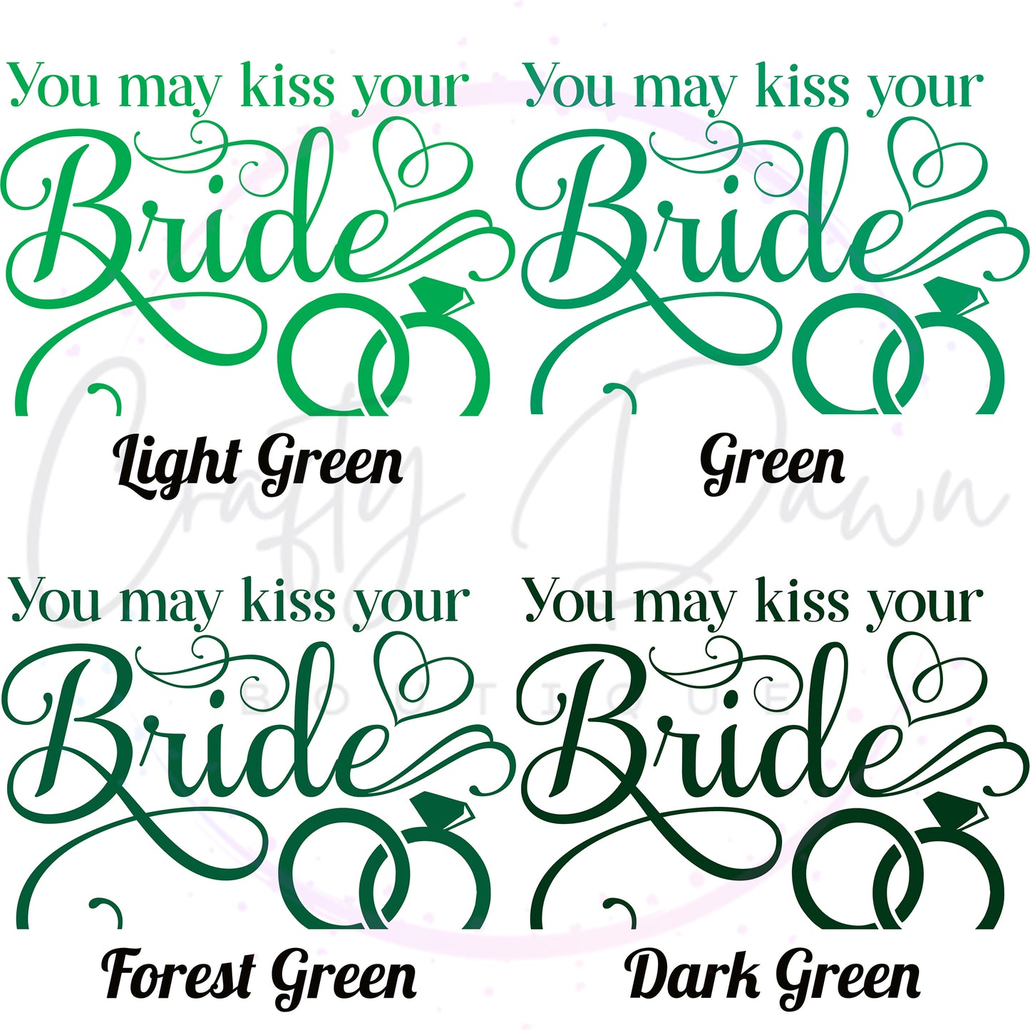 You May Kiss Your Bride Acrylic Wedding Sign