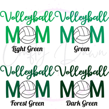 Volleyball Mom Decal