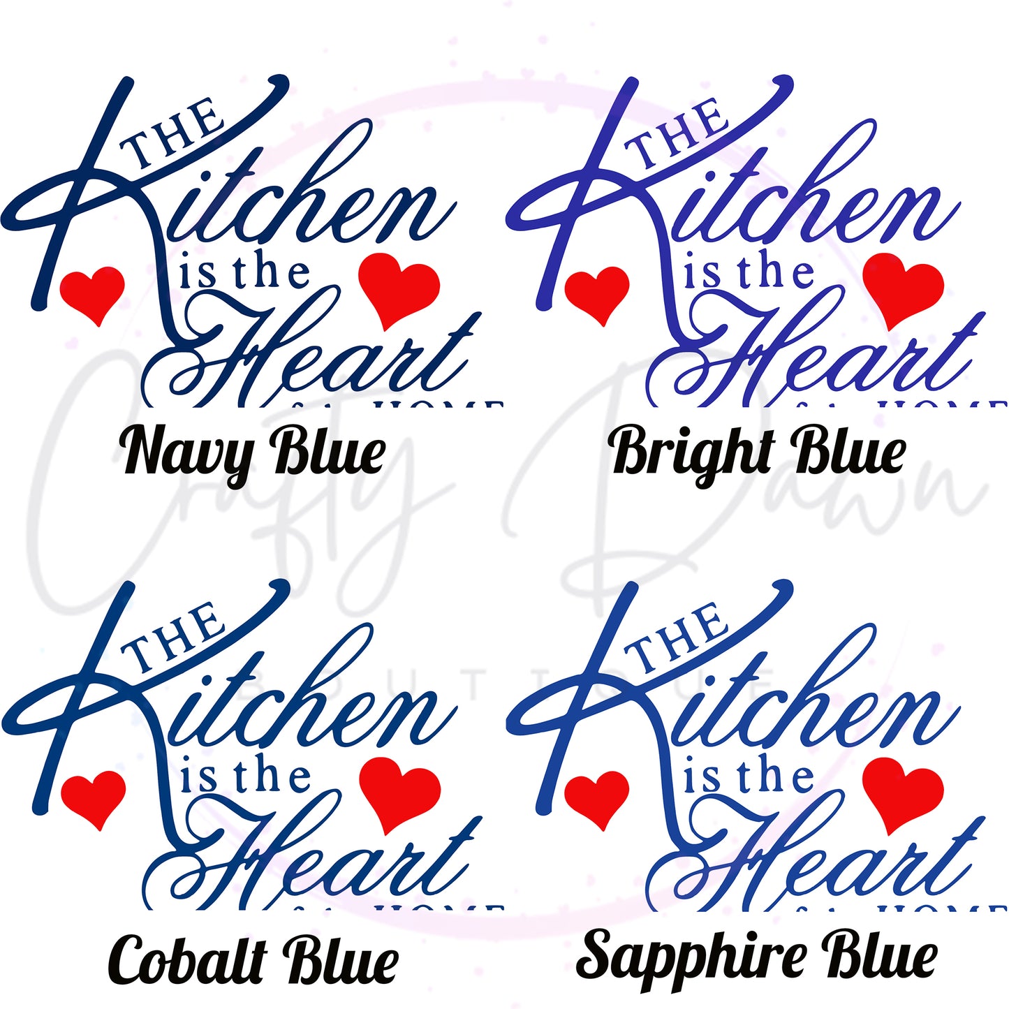 Kitchen Is The Heart Of The Home Decal