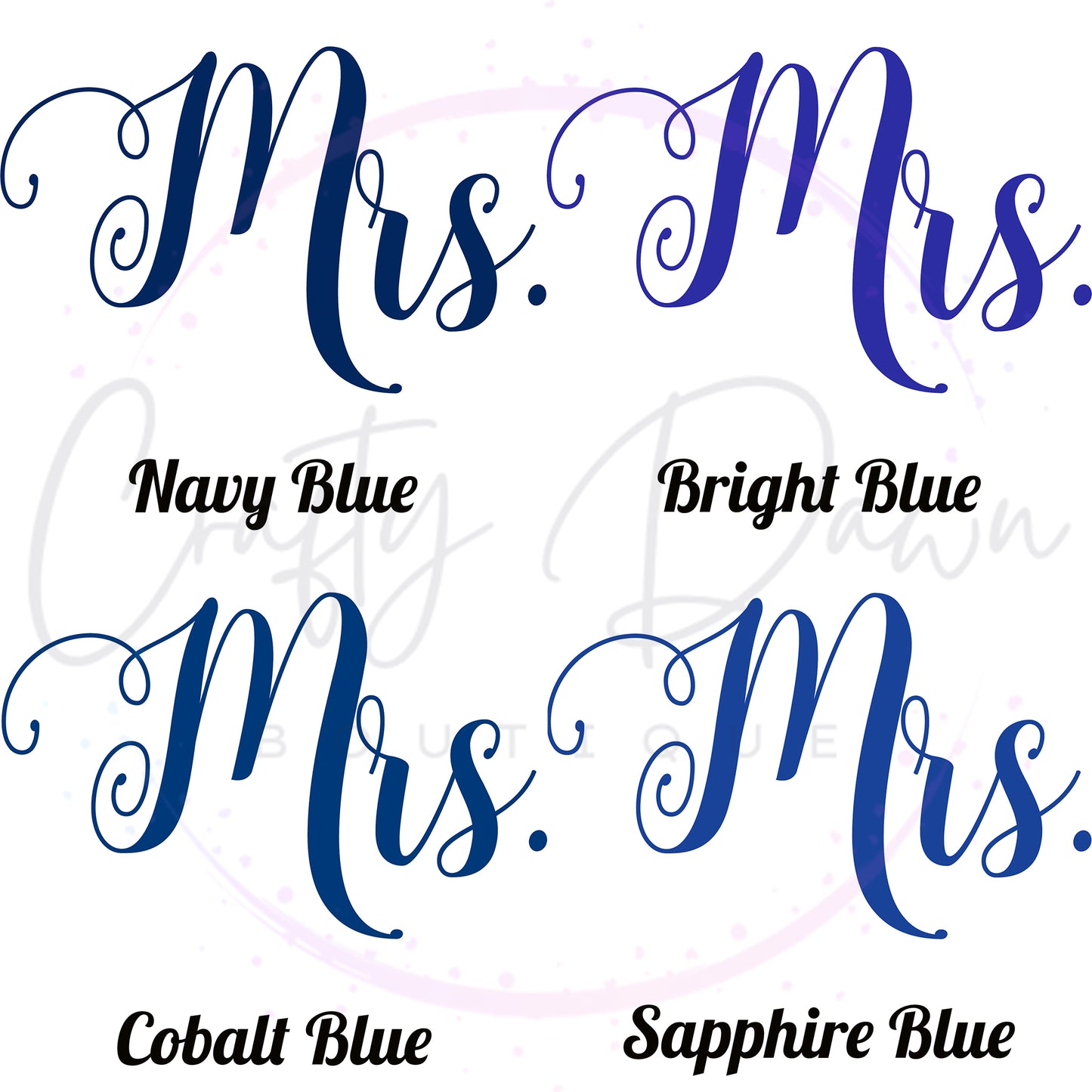 Mrs. Acrylic Wedding Sign