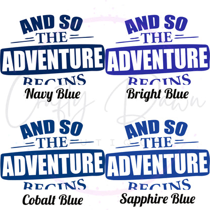 So The Adventure Begins Decal