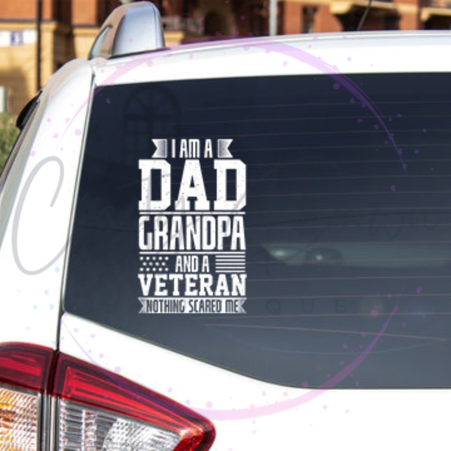 Dad Grandpa Veteran Decal