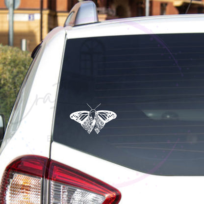 Ribbon Butterfly Decal