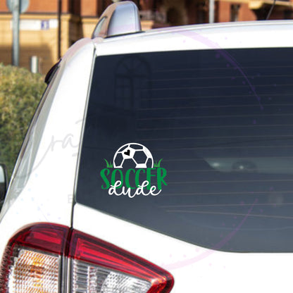 Soccer Dude Decal