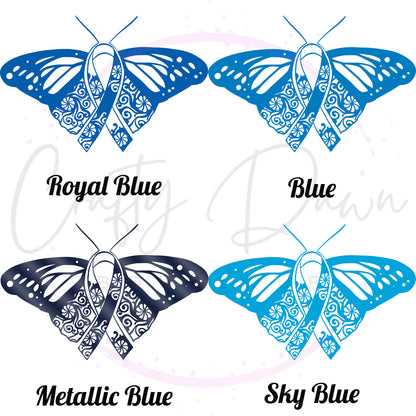 Ribbon Butterfly Decal