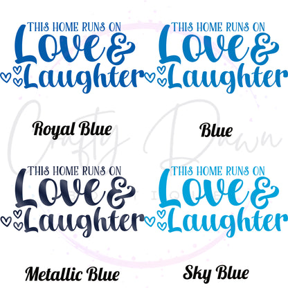 Love And Laughter Decal