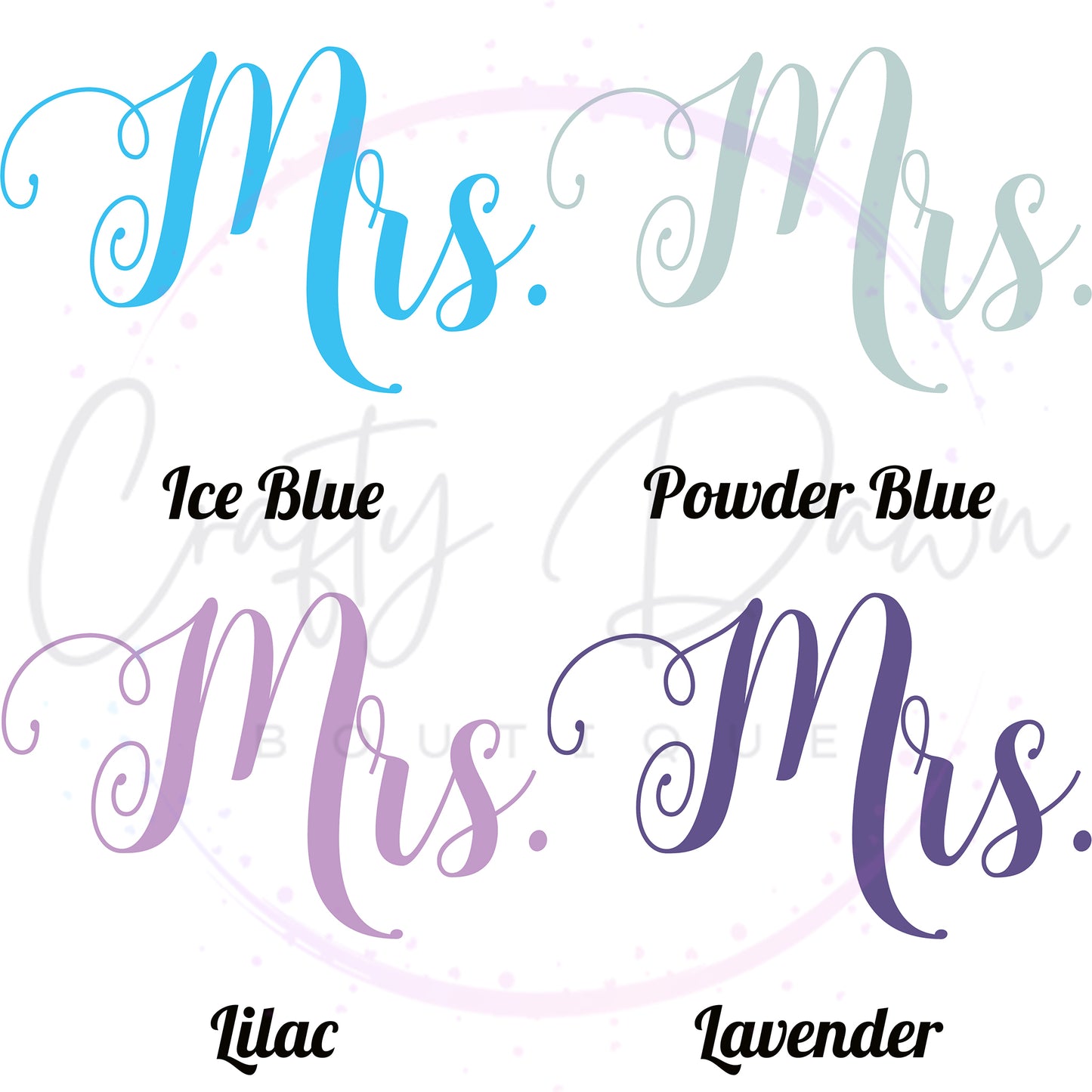 Mrs. Acrylic Wedding Sign