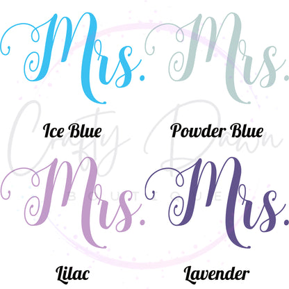 Mrs. Acrylic Wedding Sign