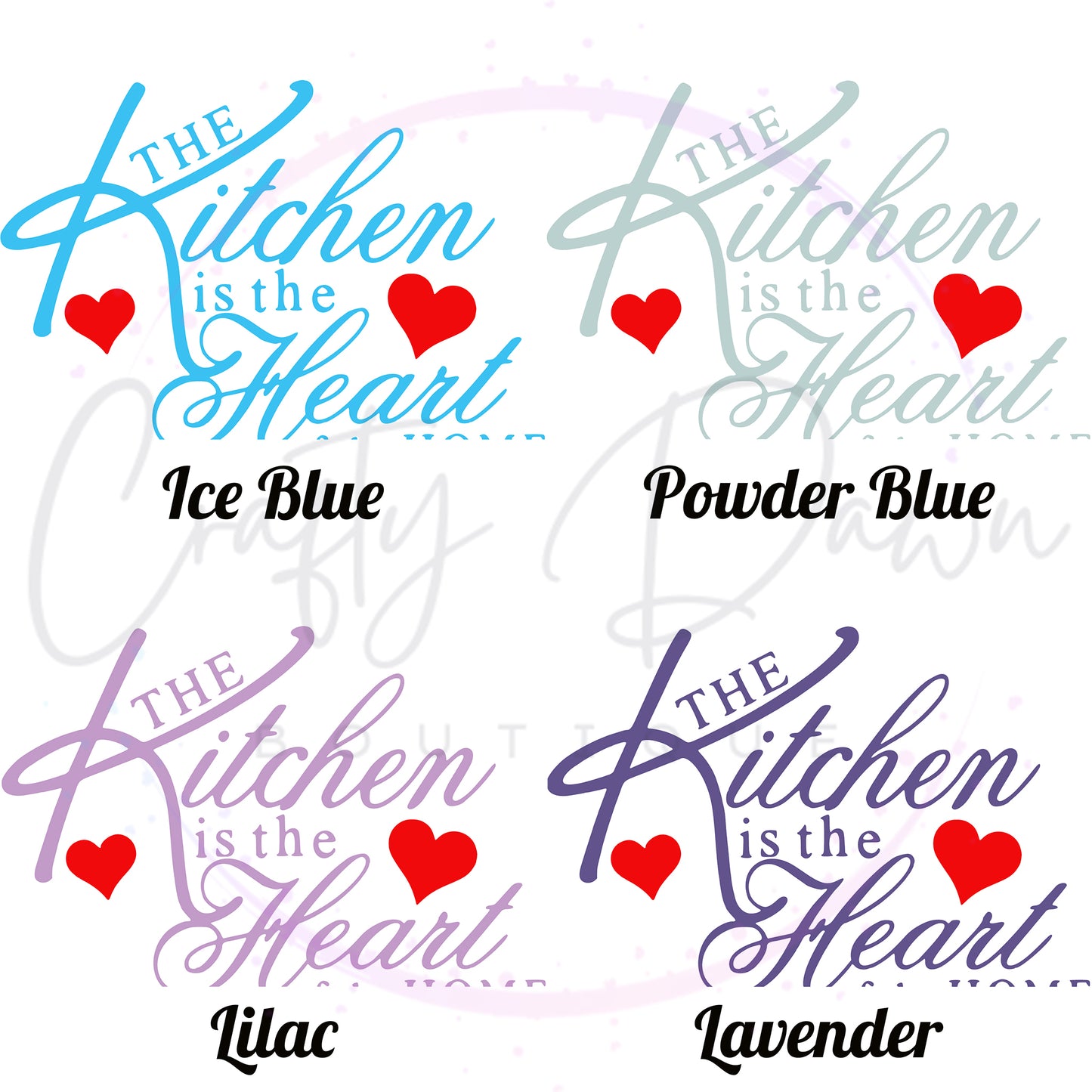 Kitchen Is The Heart Of The Home Decal