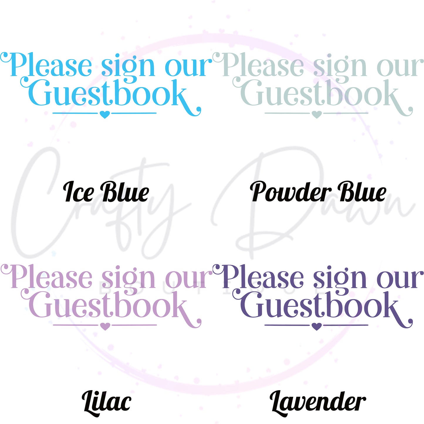 Please Sign Our Guestbook Acrylic Wedding Sign