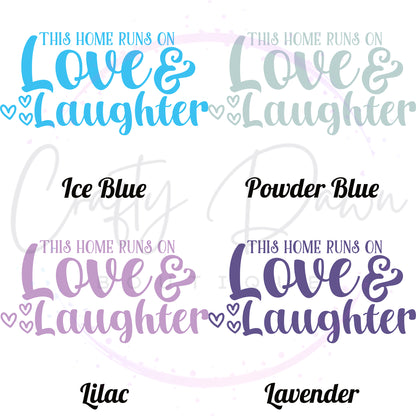 Love And Laughter Decal