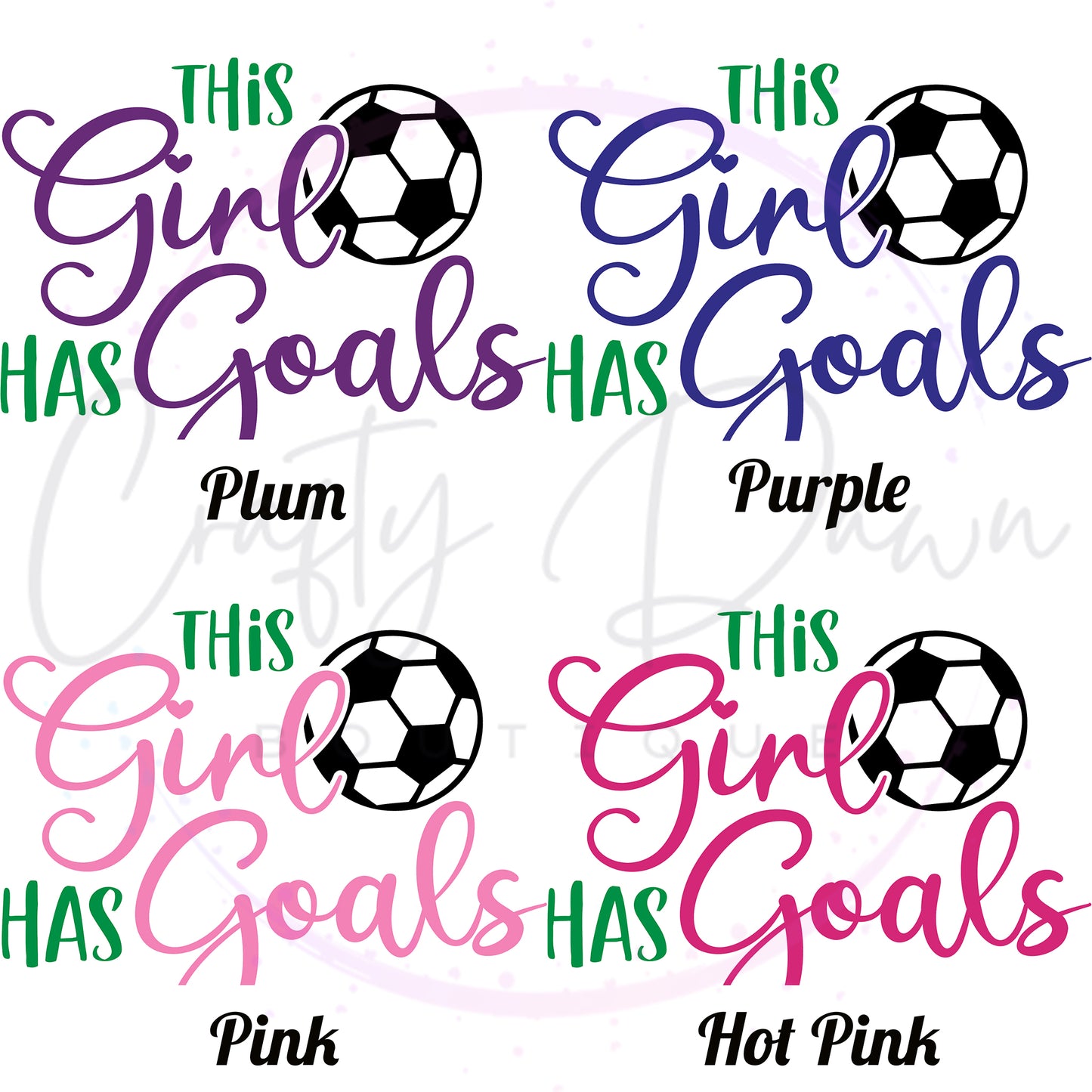 This Girl Has Goals Decal