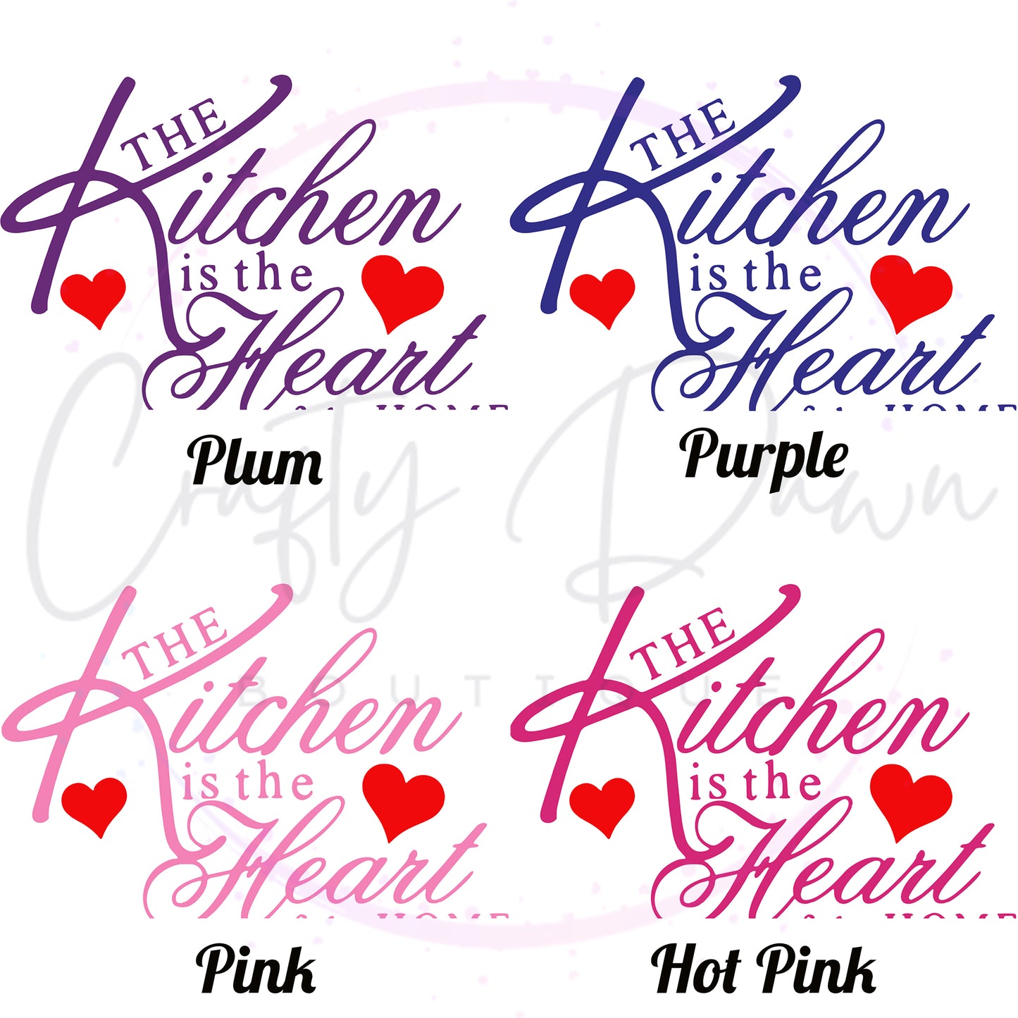 Kitchen Is The Heart Of The Home Decal