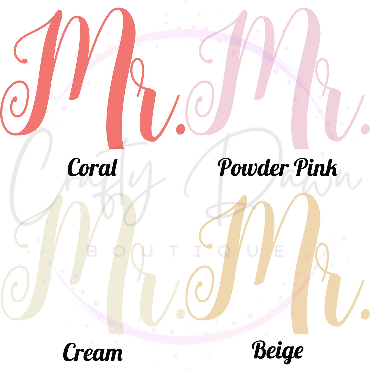 Mr. Acrylic Wedding Sign