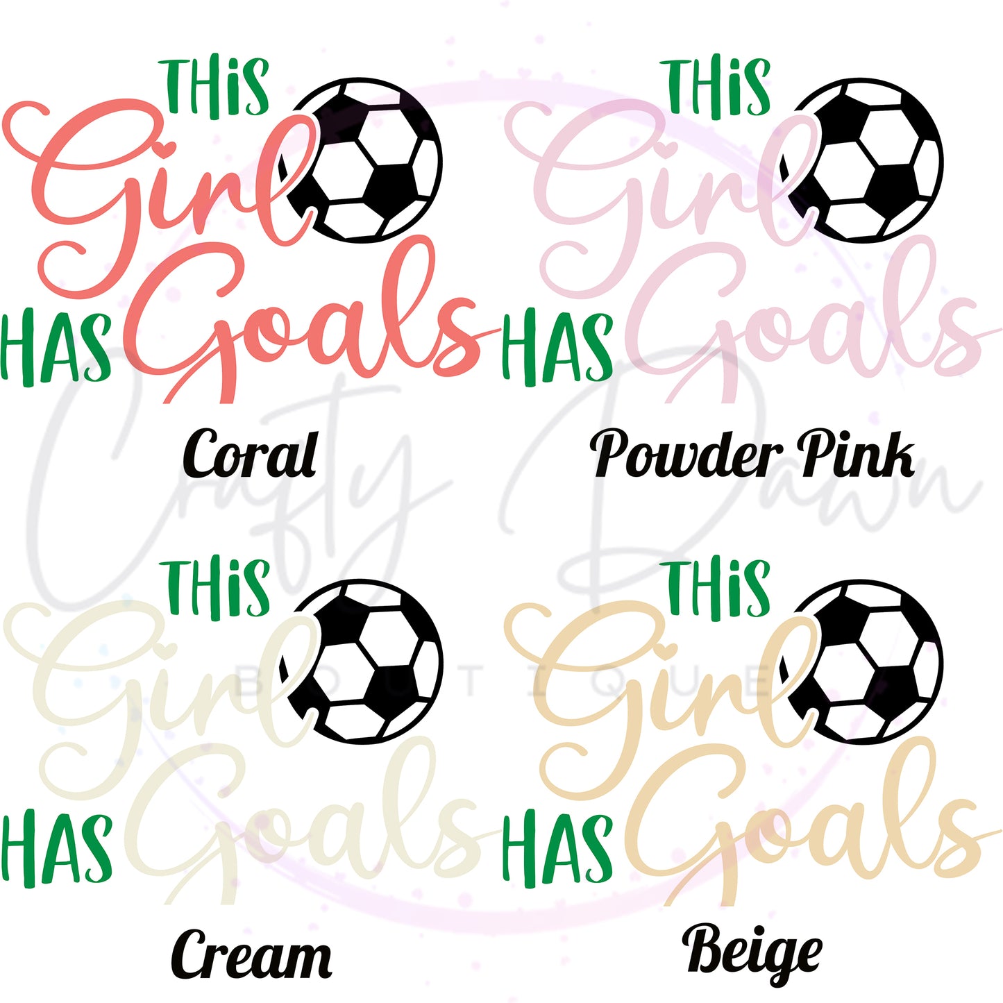 This Girl Has Goals Decal