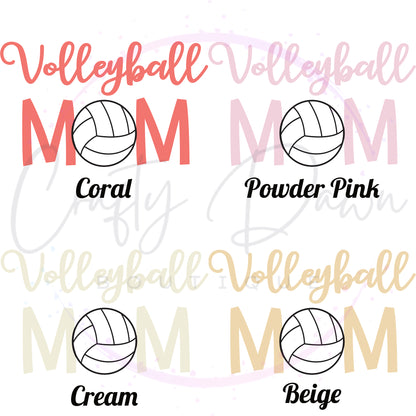 Volleyball Mom Decal