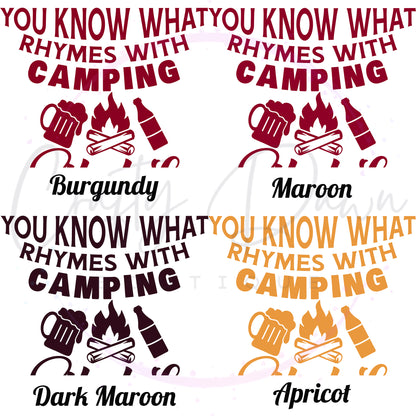 What Rhymes With Camping Can Cooler