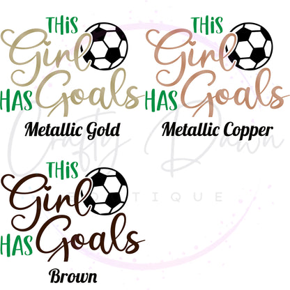 This Girl Has Goals Decal