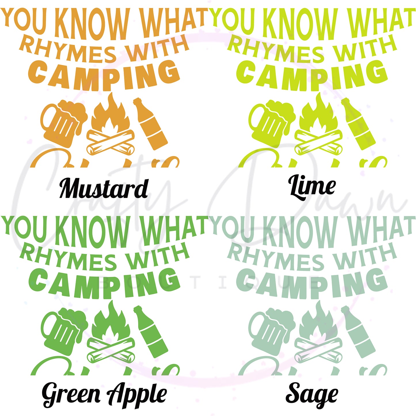 What Rhymes With Camping Can Cooler