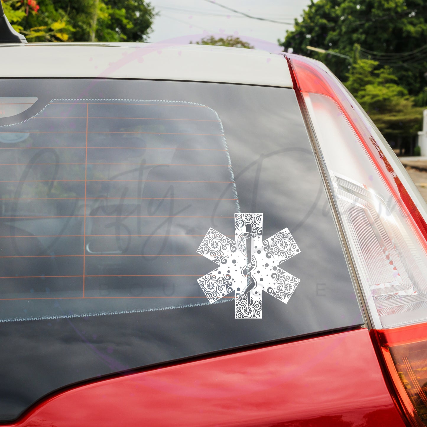 Star Of Life Mandala Decal