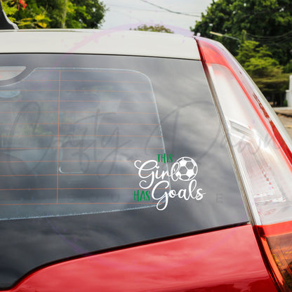 This Girl Has Goals Decal