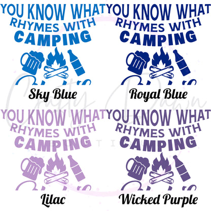 What Rhymes With Camping Can Cooler