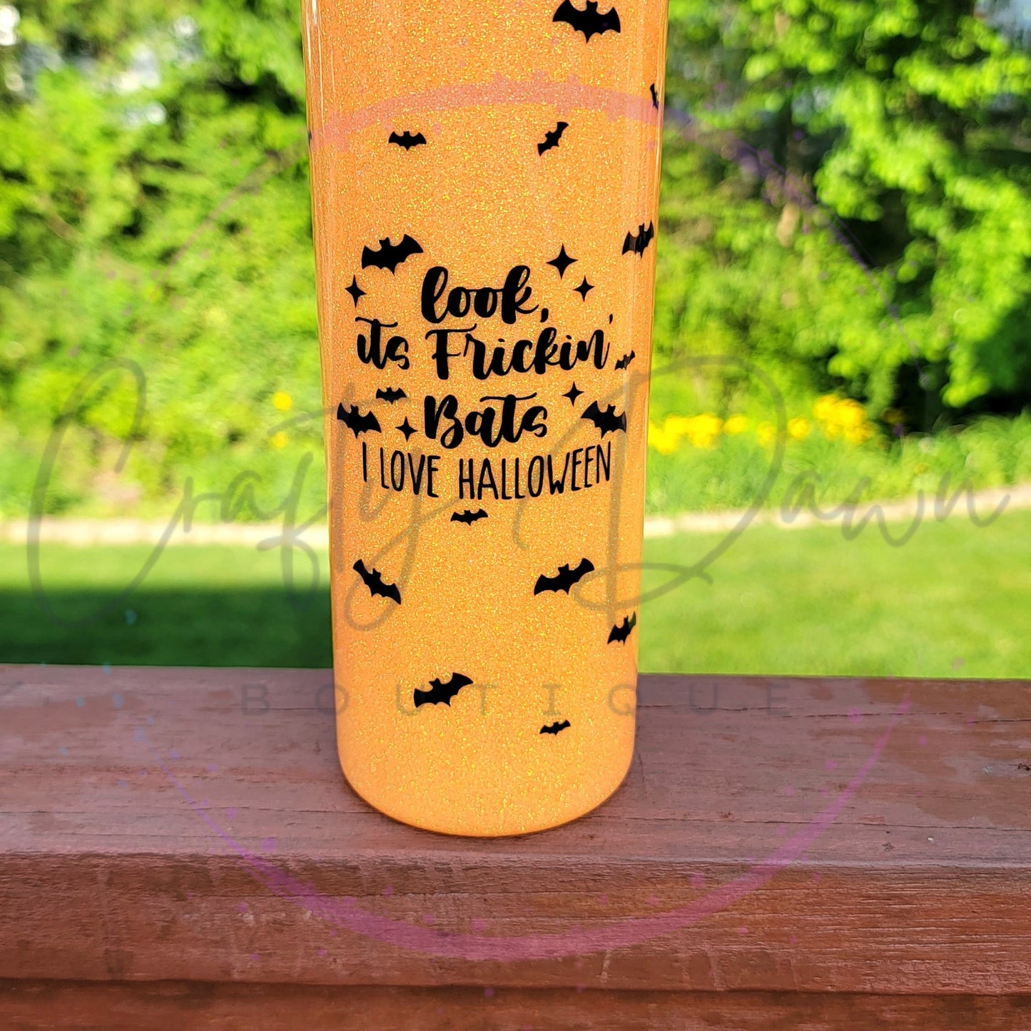 Custom 20oz Straight Skinny Tumbler With Straw